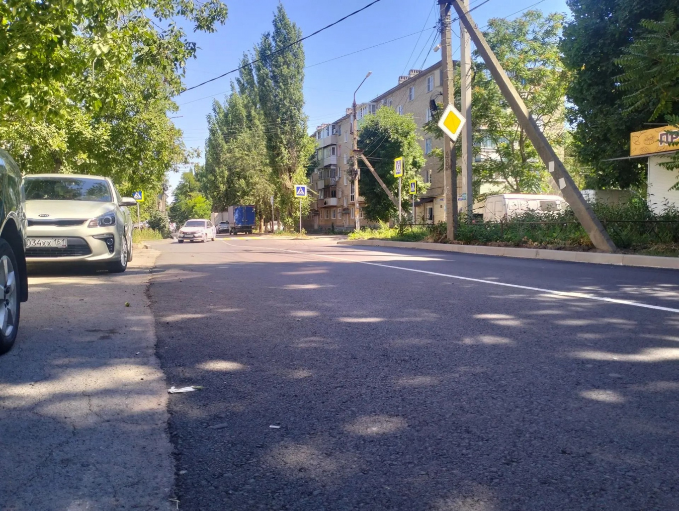 На улице Народной завершается масштабное обновление проезжей части